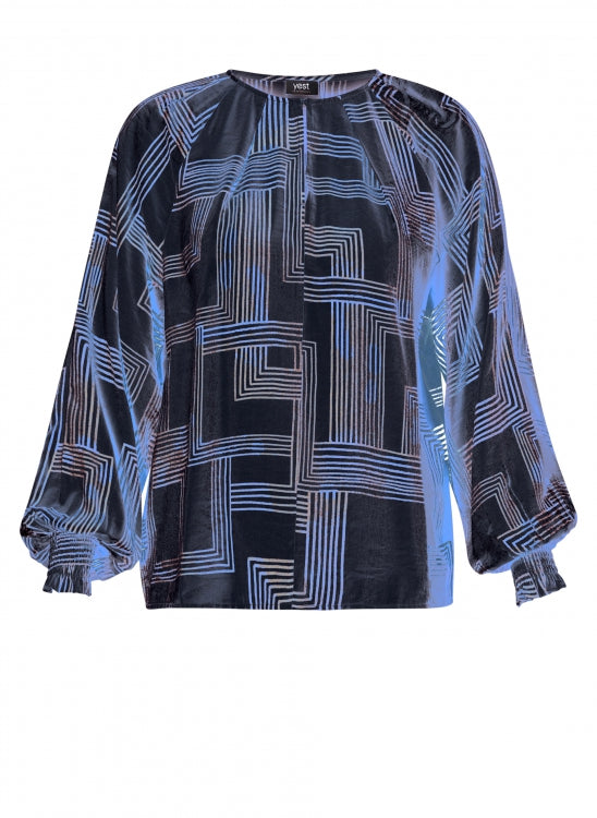 Yest Blouse Billie dark Navy/french blue