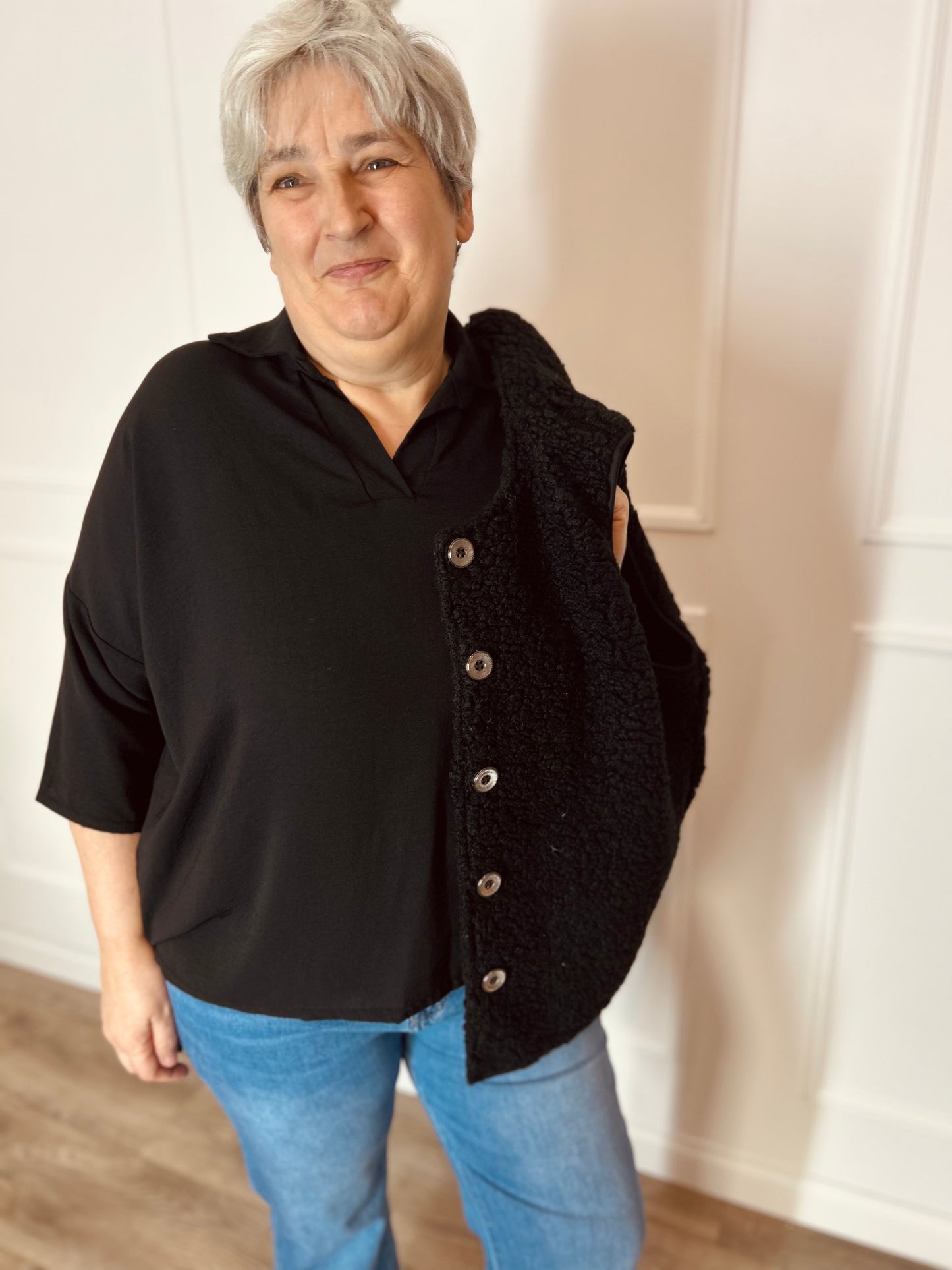 Teddy vest Pauline XL