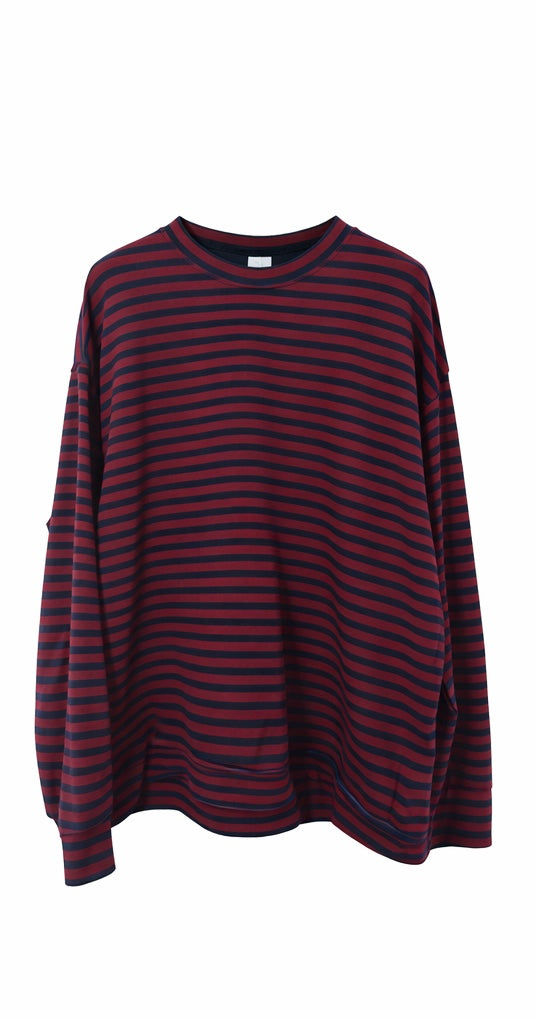 Blouse Muki navy/bordeaux