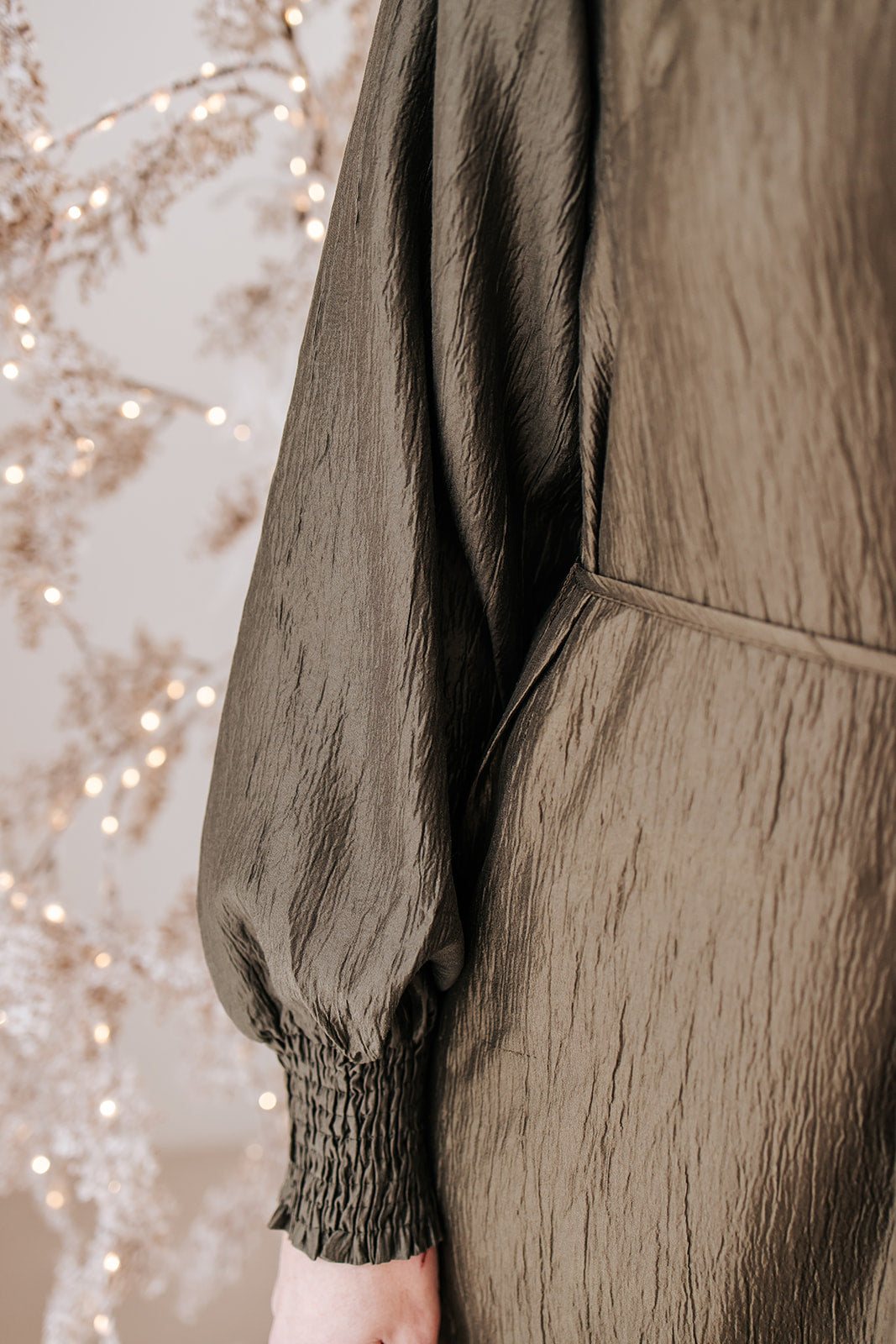 Kaffe jurk Rizz ivy green