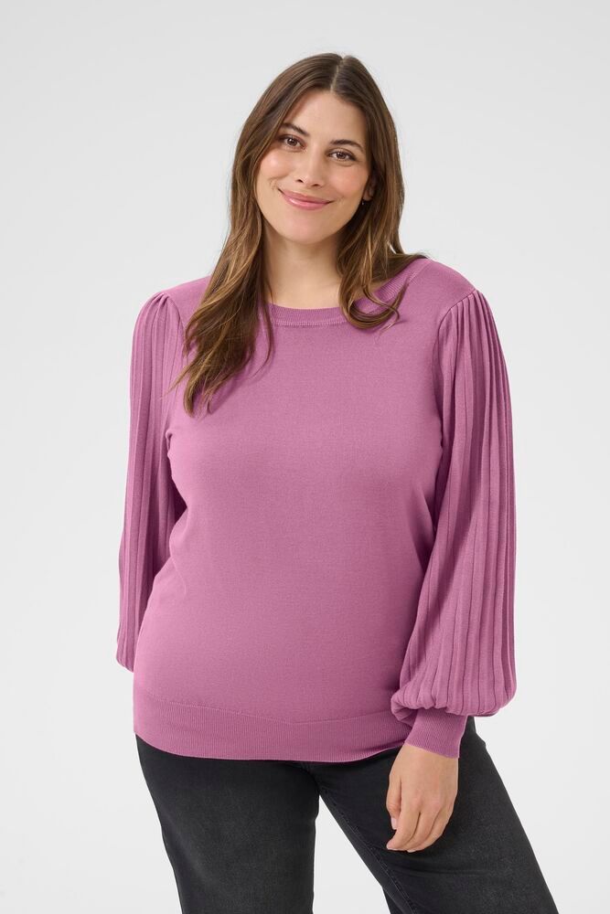 Kaffe Curve Loni Knit Pullover roze