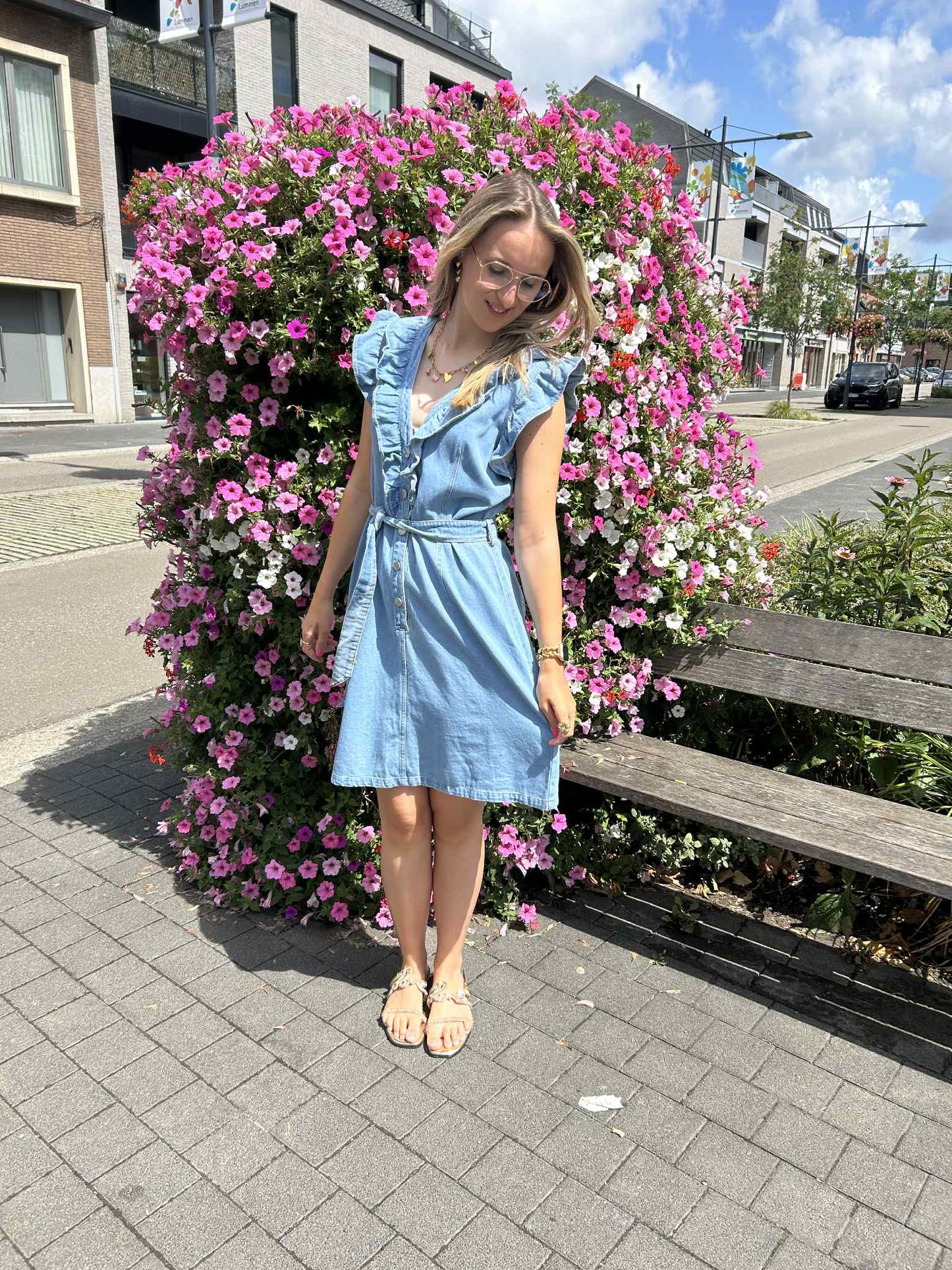 Denim jurk Esther