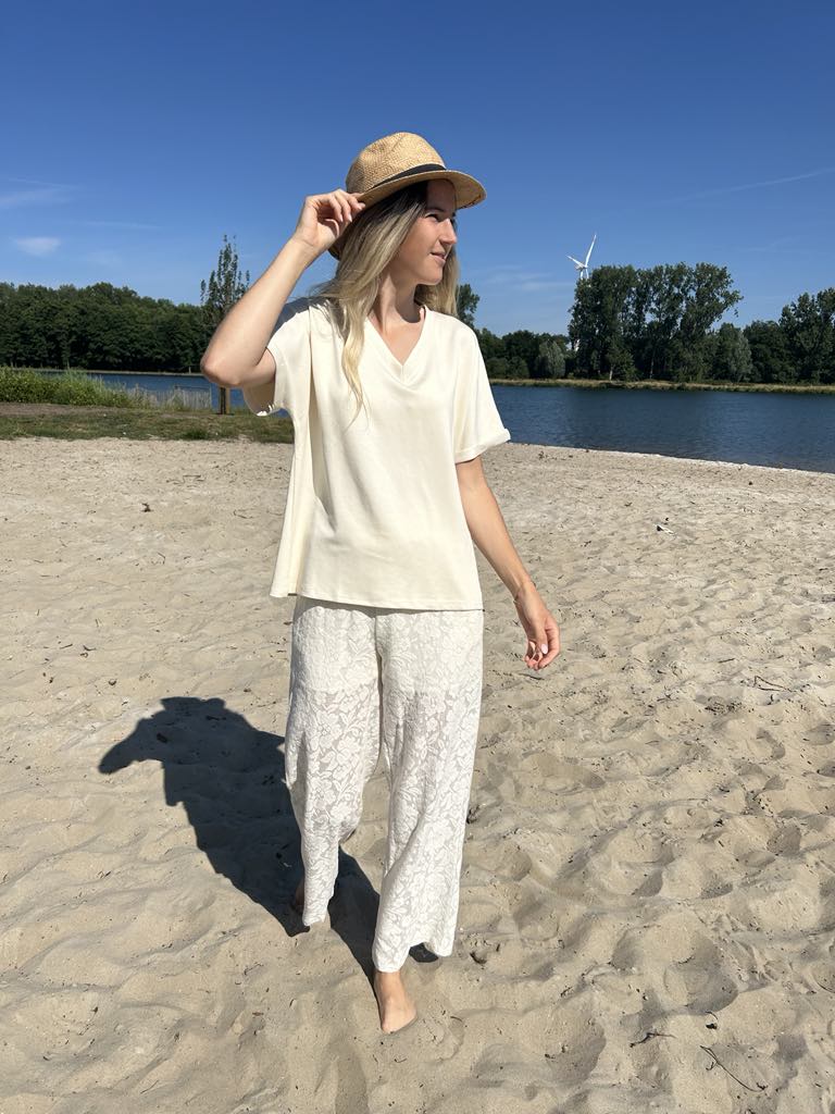 Kanten broek Daphne