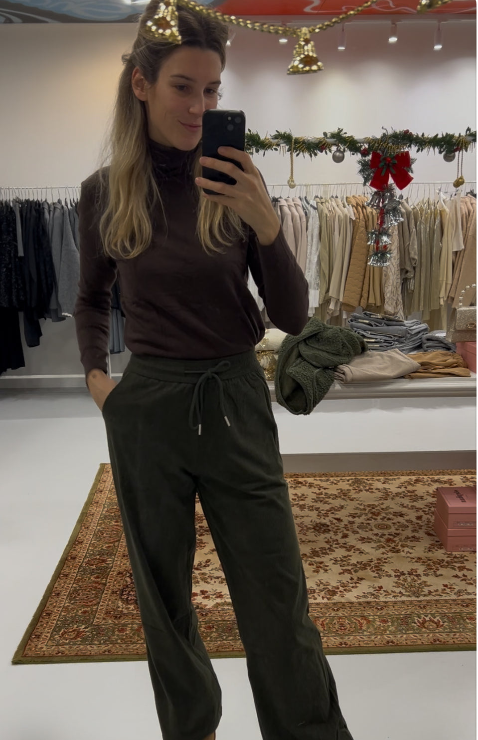 Broek Lizzy Kaki