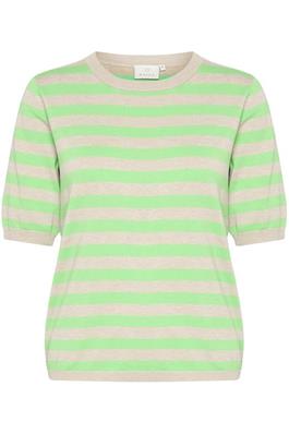 Lizza striped knit green Kaffe