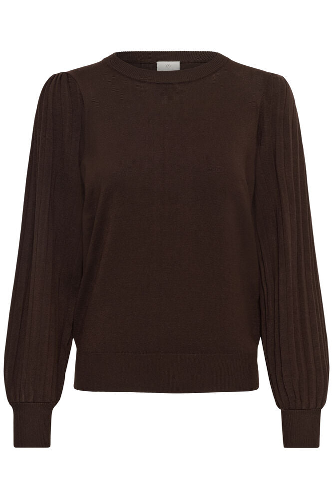 Kaffe lone Knit Pullover - Coffee Bean - Brown
