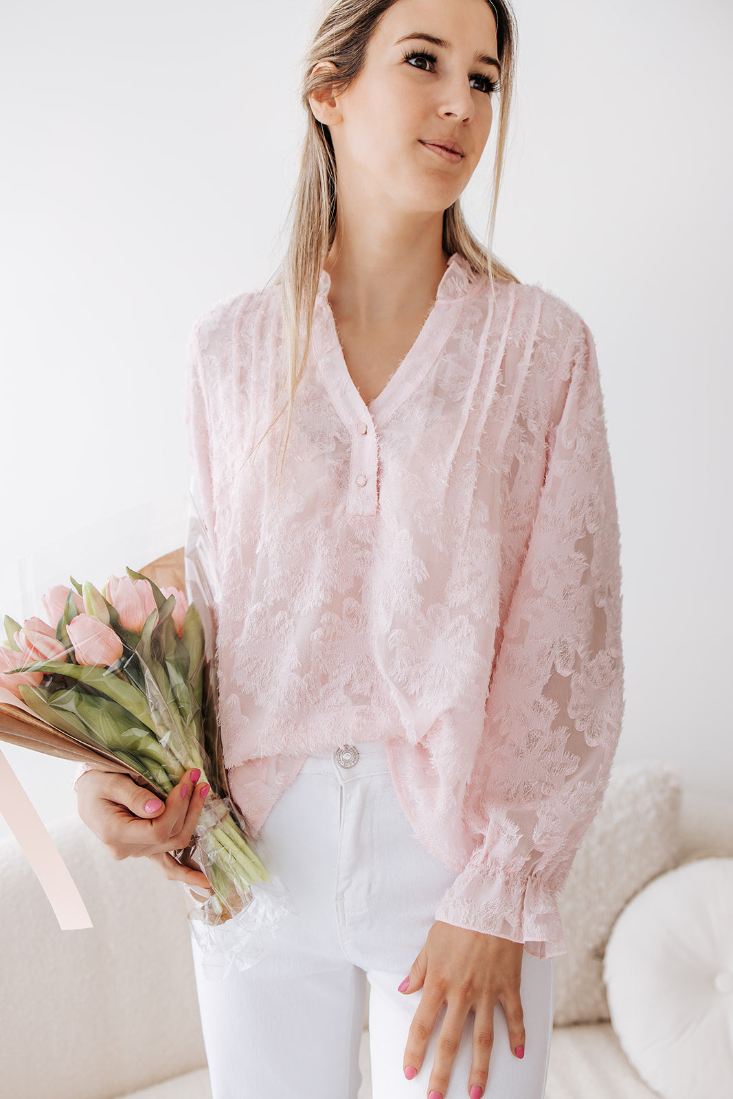 Blouse Saartje roze