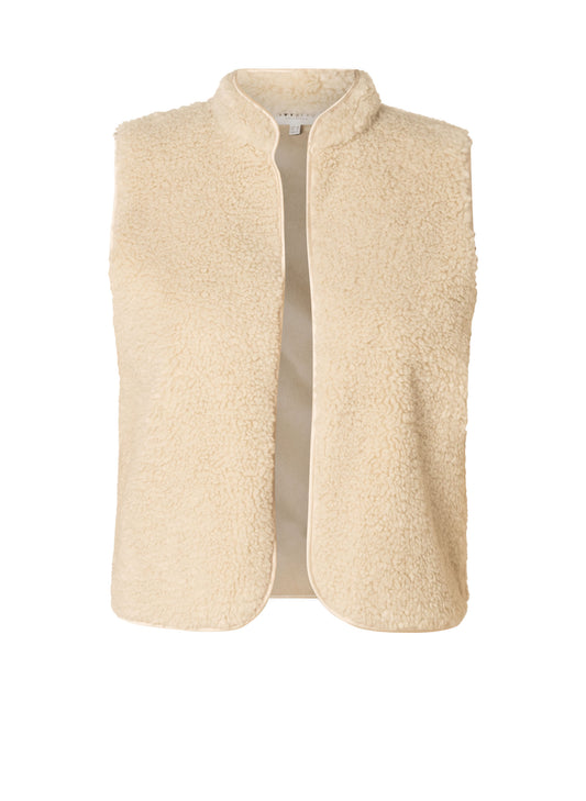 Ivy Beau teddy vest Shery off white