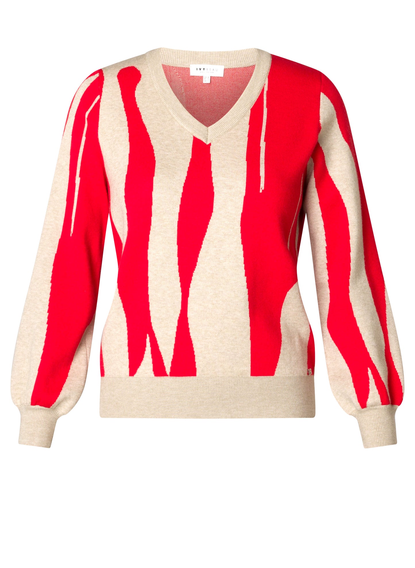 Ivy Beau trui Suvi rood