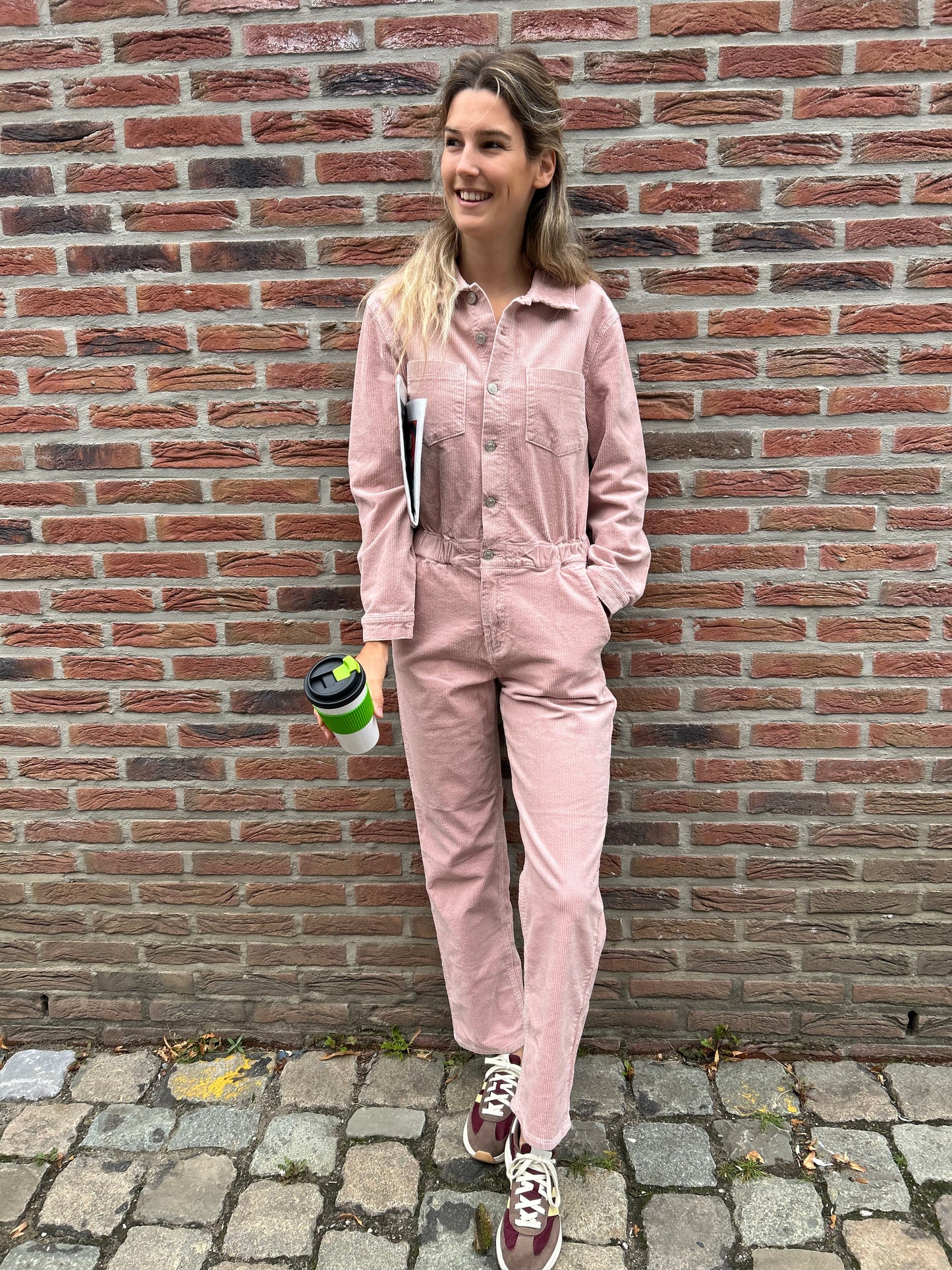 Jumpsuit Nicole roze