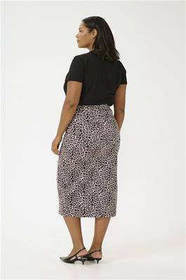 Linima Denim Skirt Kaffe Curve