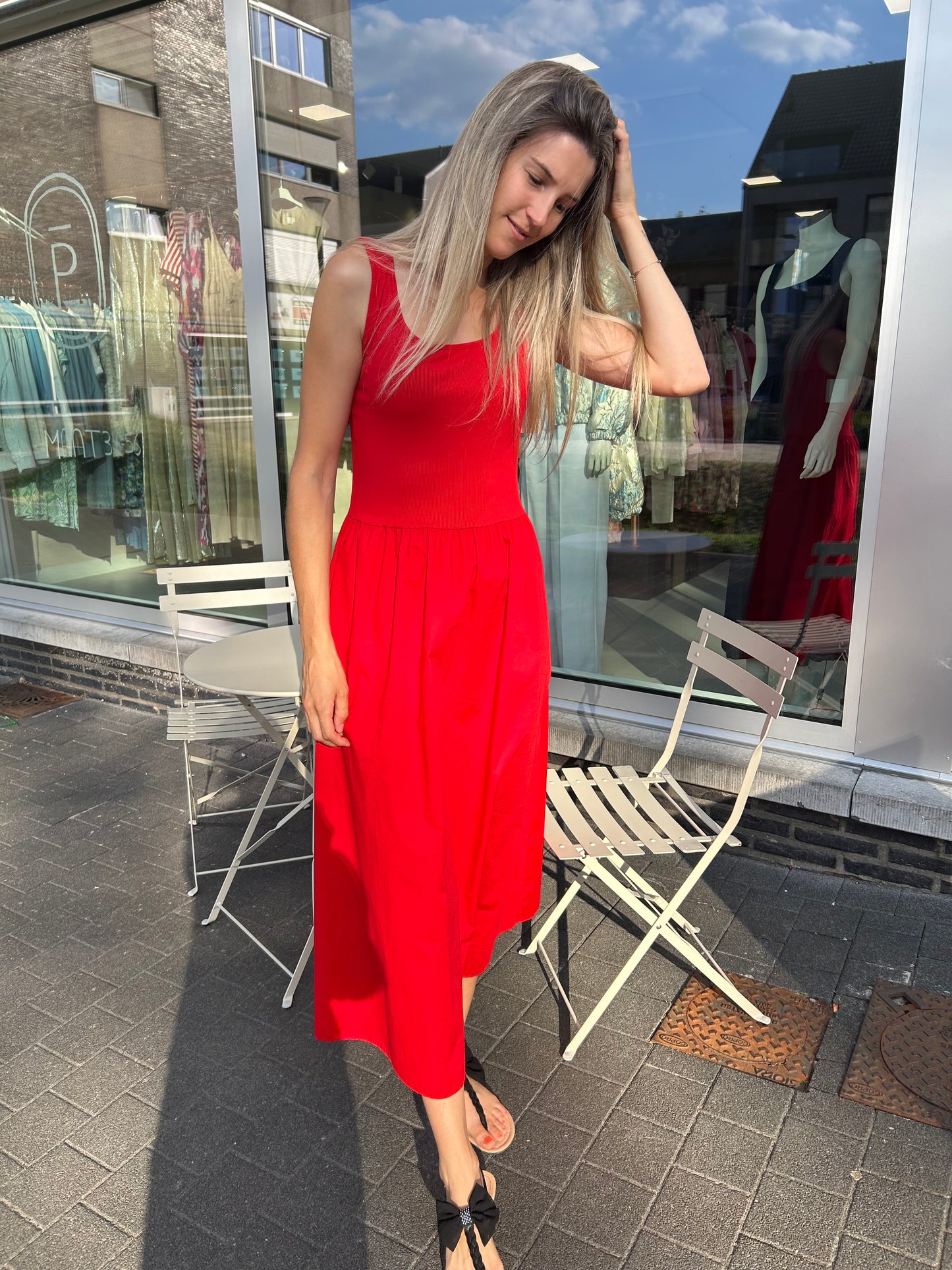 Jurk Bo rood