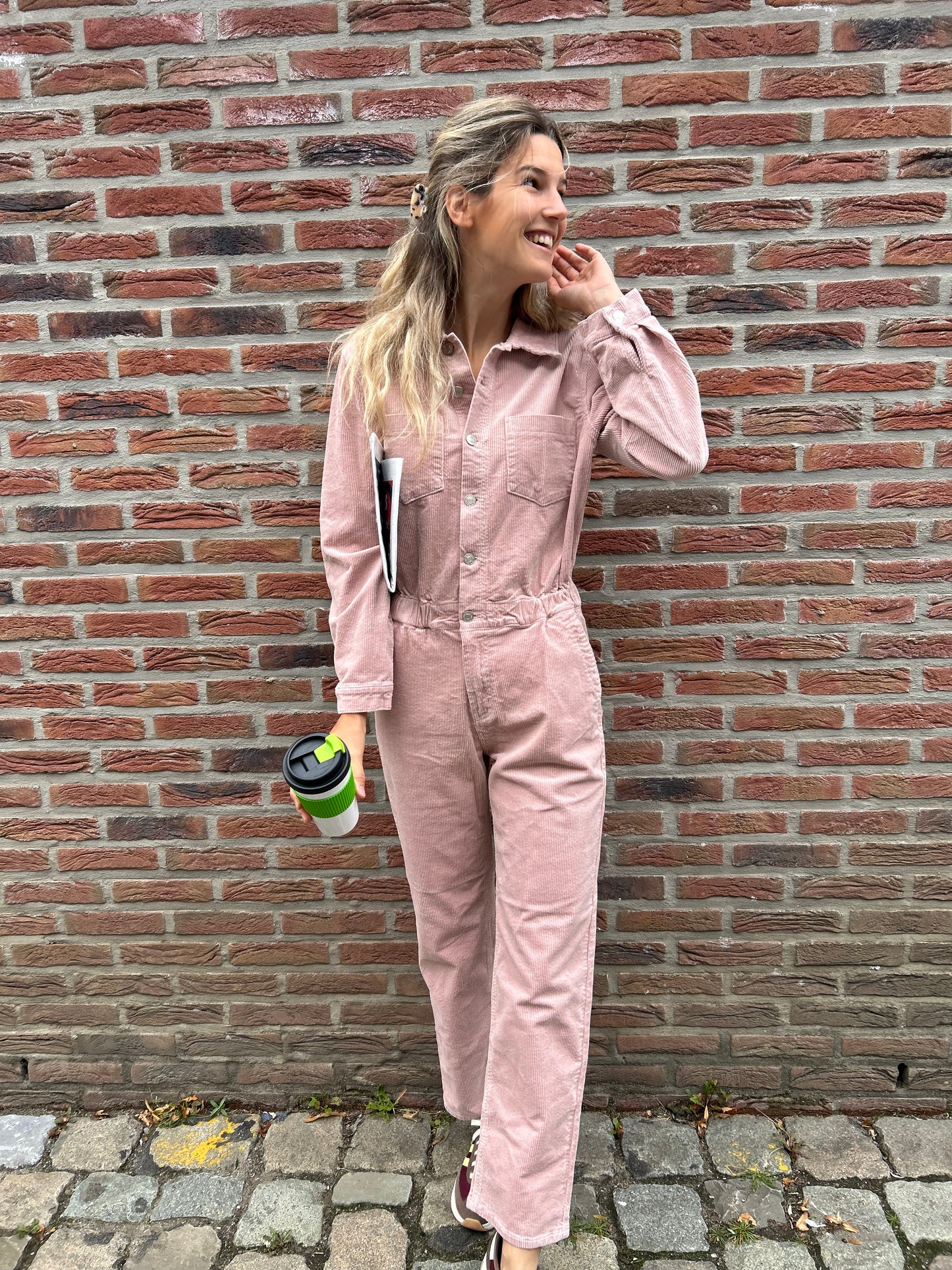 Jumpsuit Nicole roze