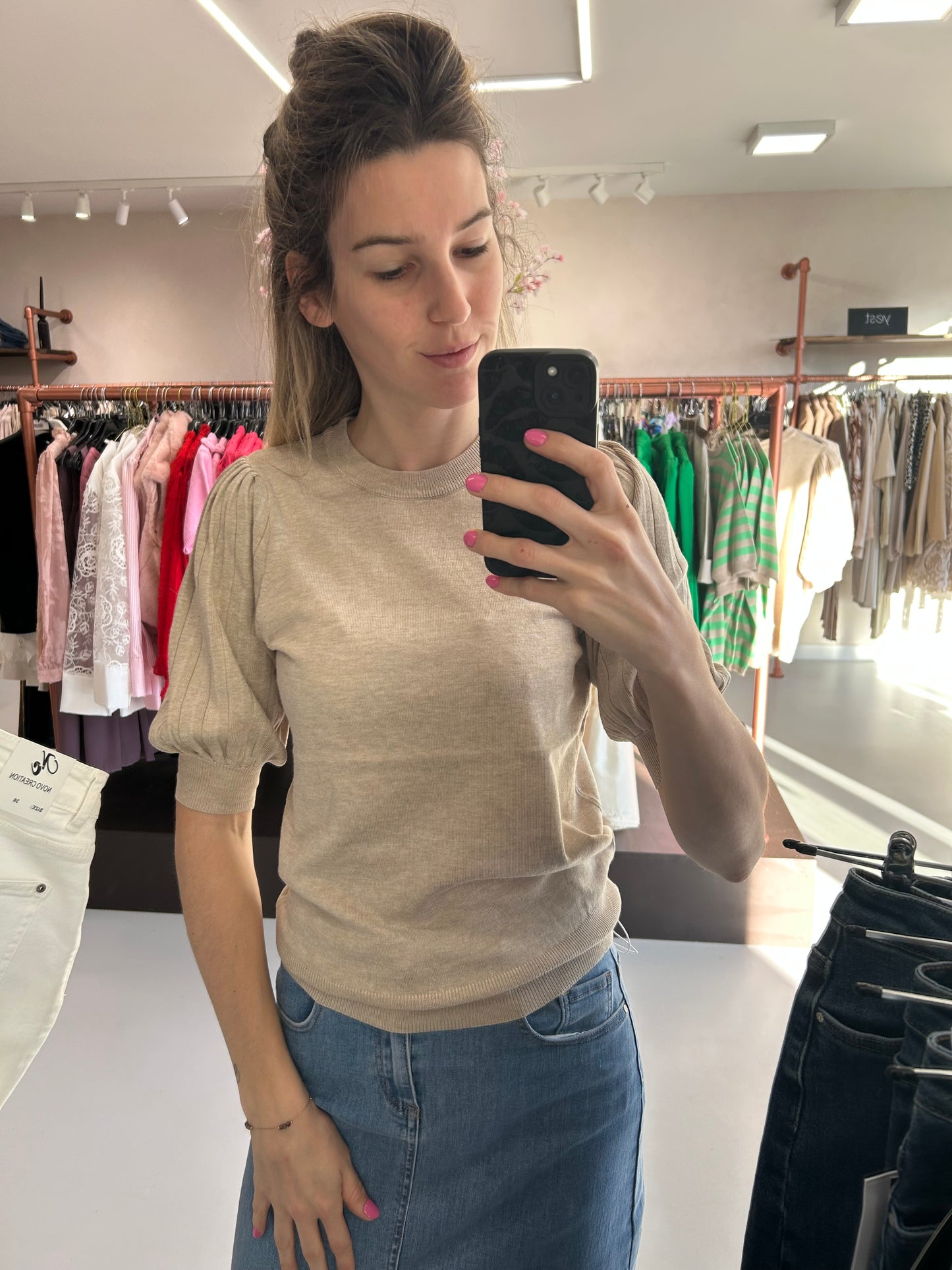 Lone Knit Pullover feather grey Kaffe
