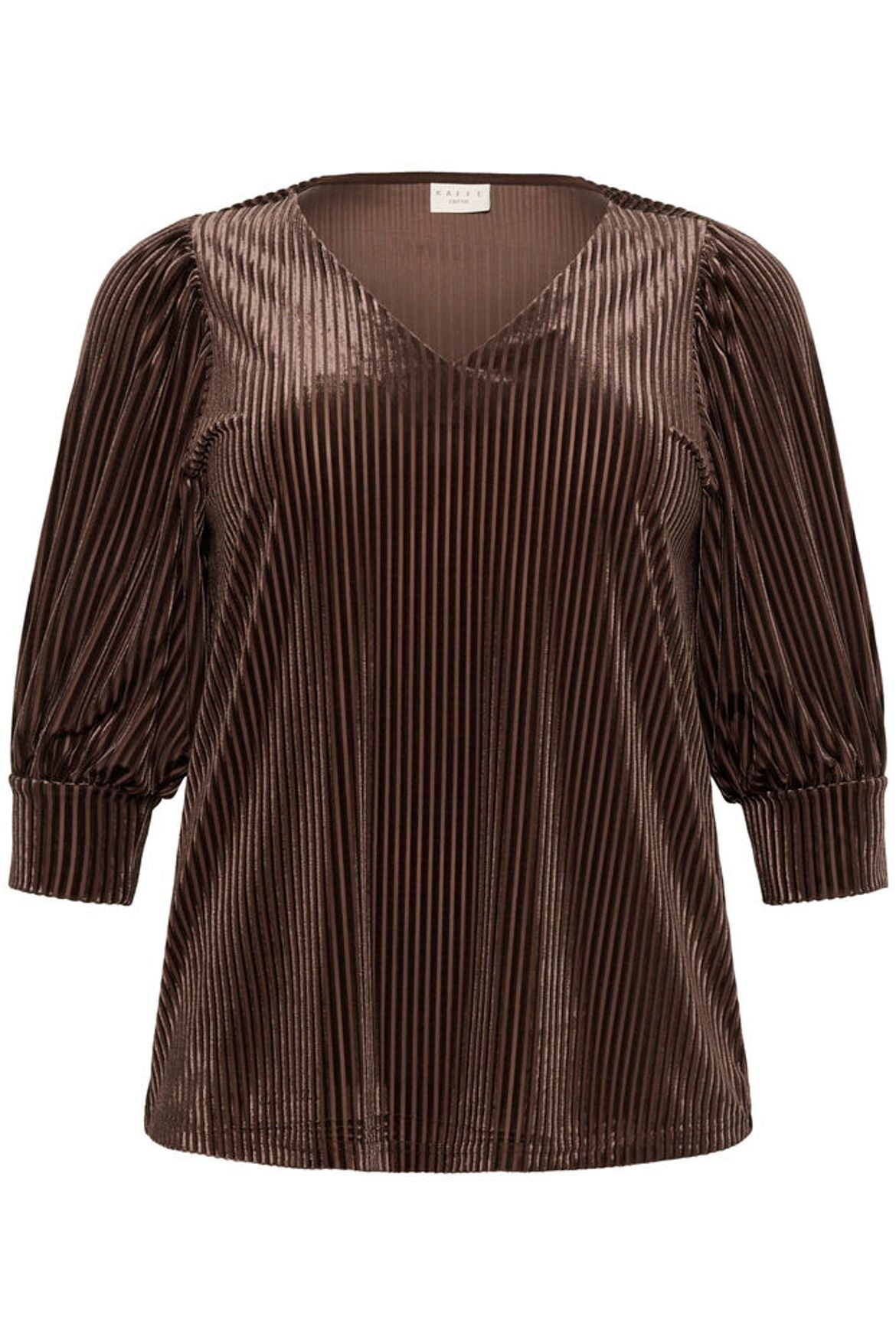 Kaffe Curve blouse Cacanna bruin