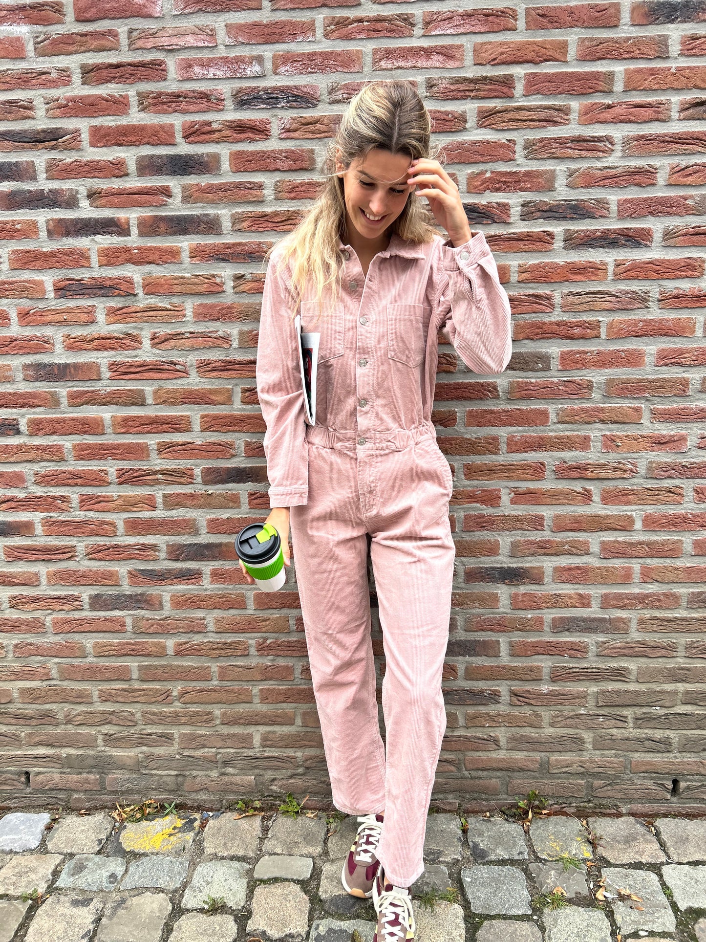 Jumpsuit Nicole roze