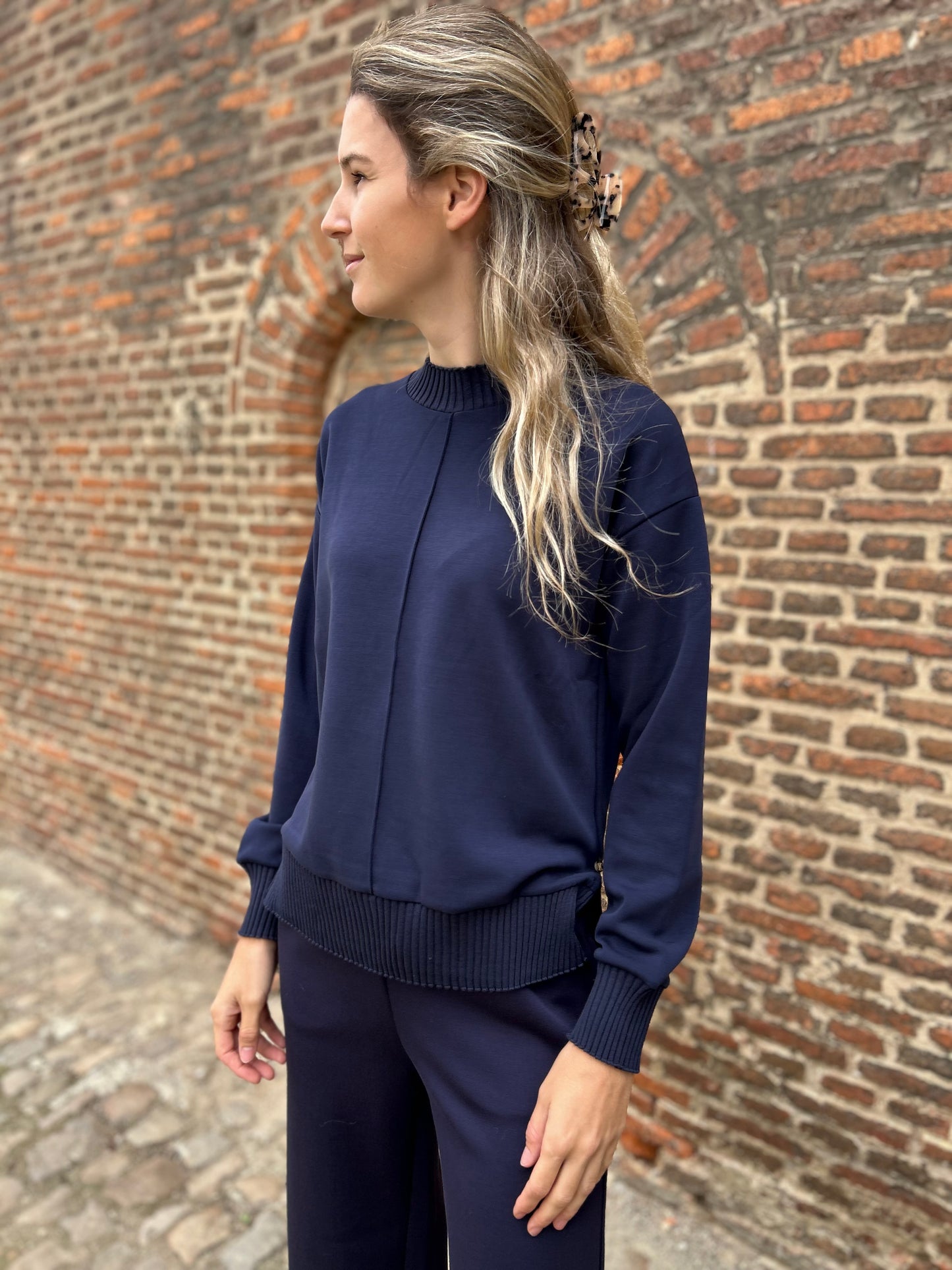 Yest sweater Nele blauw