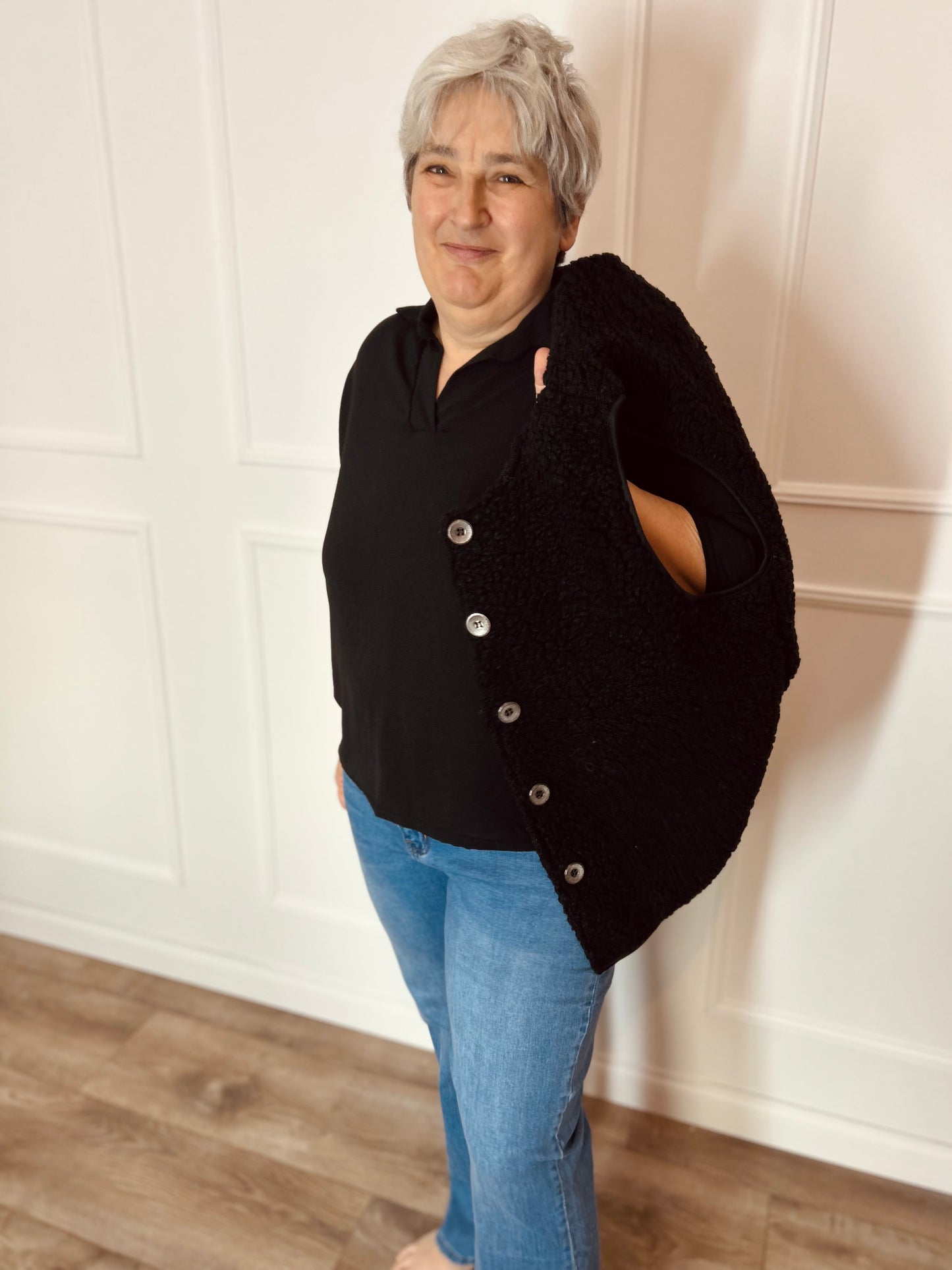 Teddy vest Pauline XL