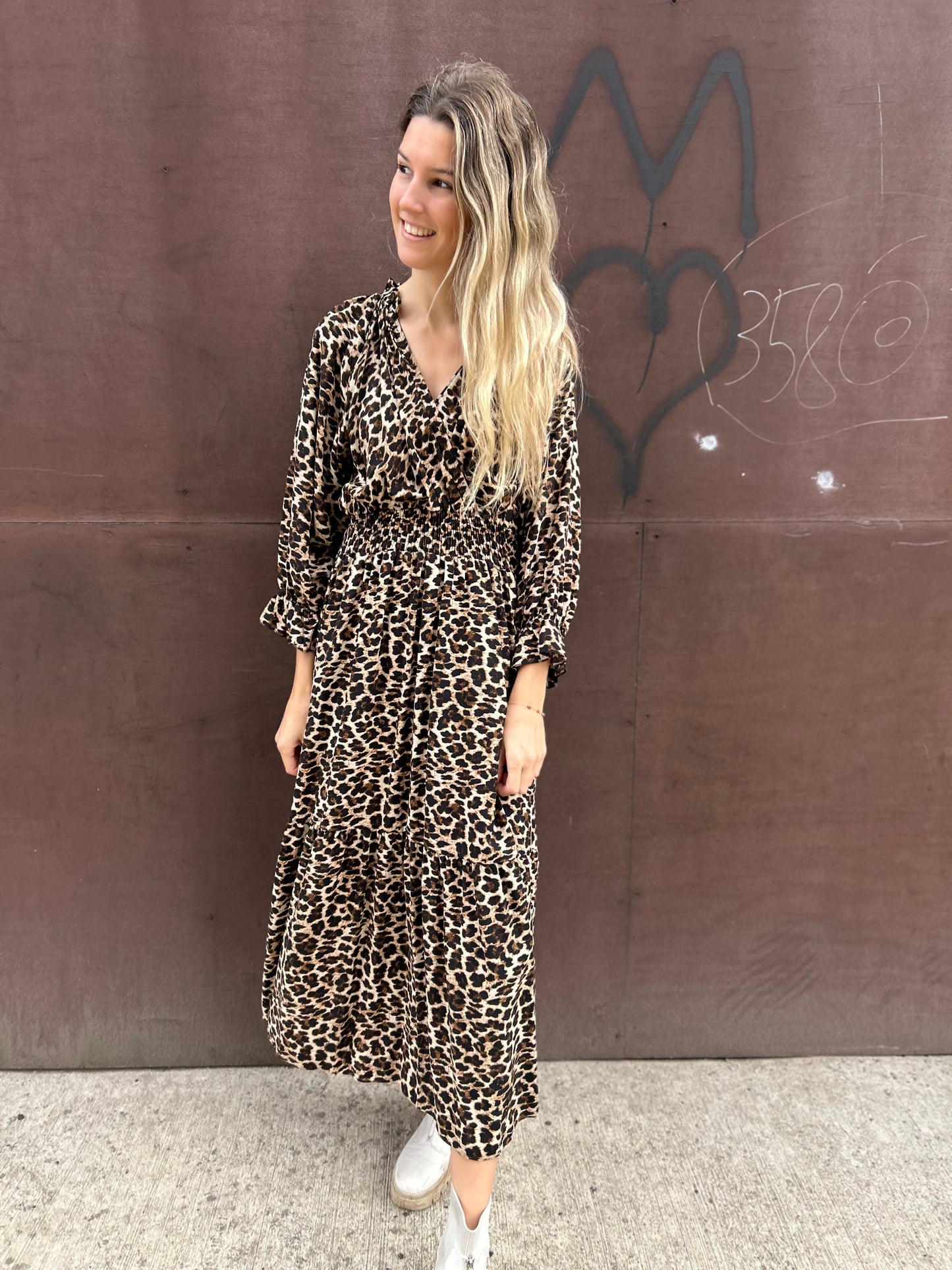 Jurk Leopard Zurro