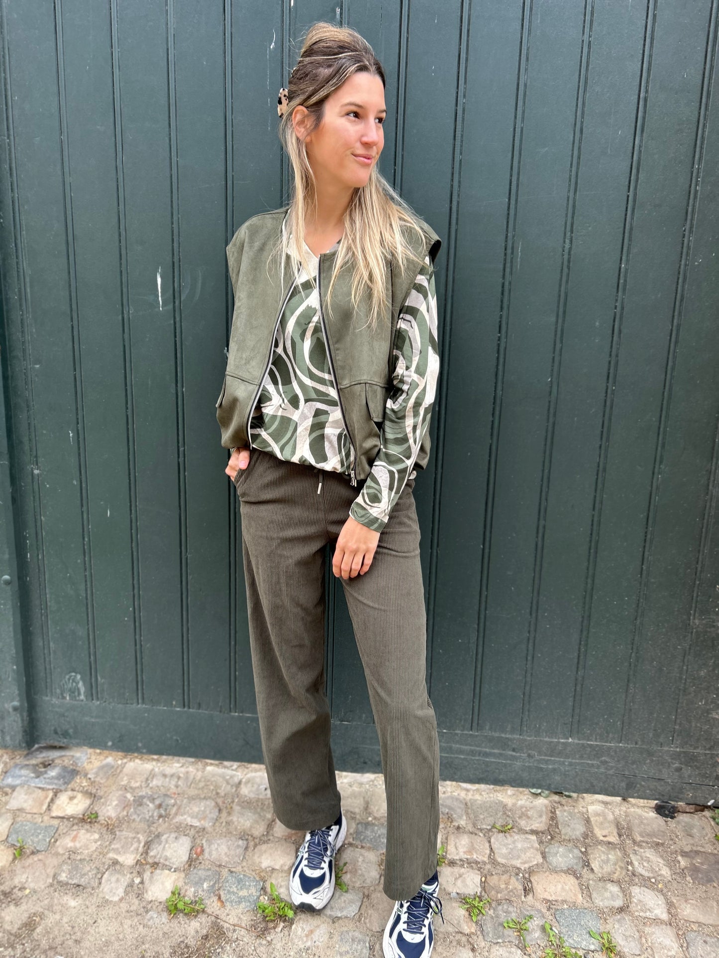 Broek Lizzy Kaki