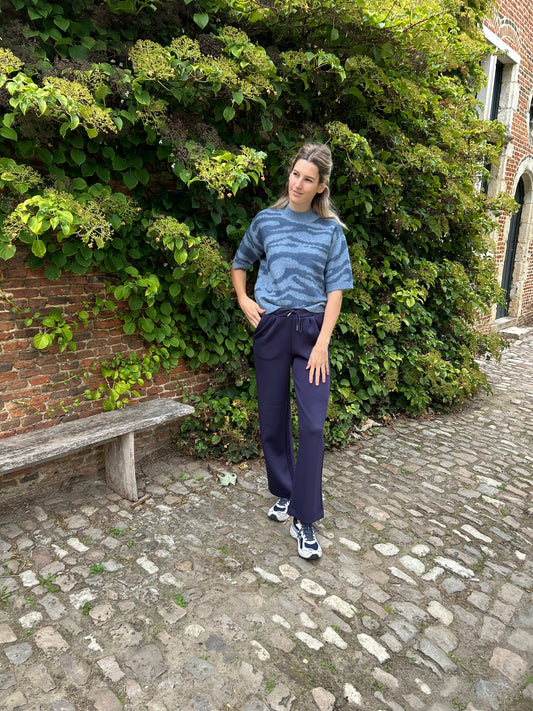 Sandra pullover blauw Kaffe