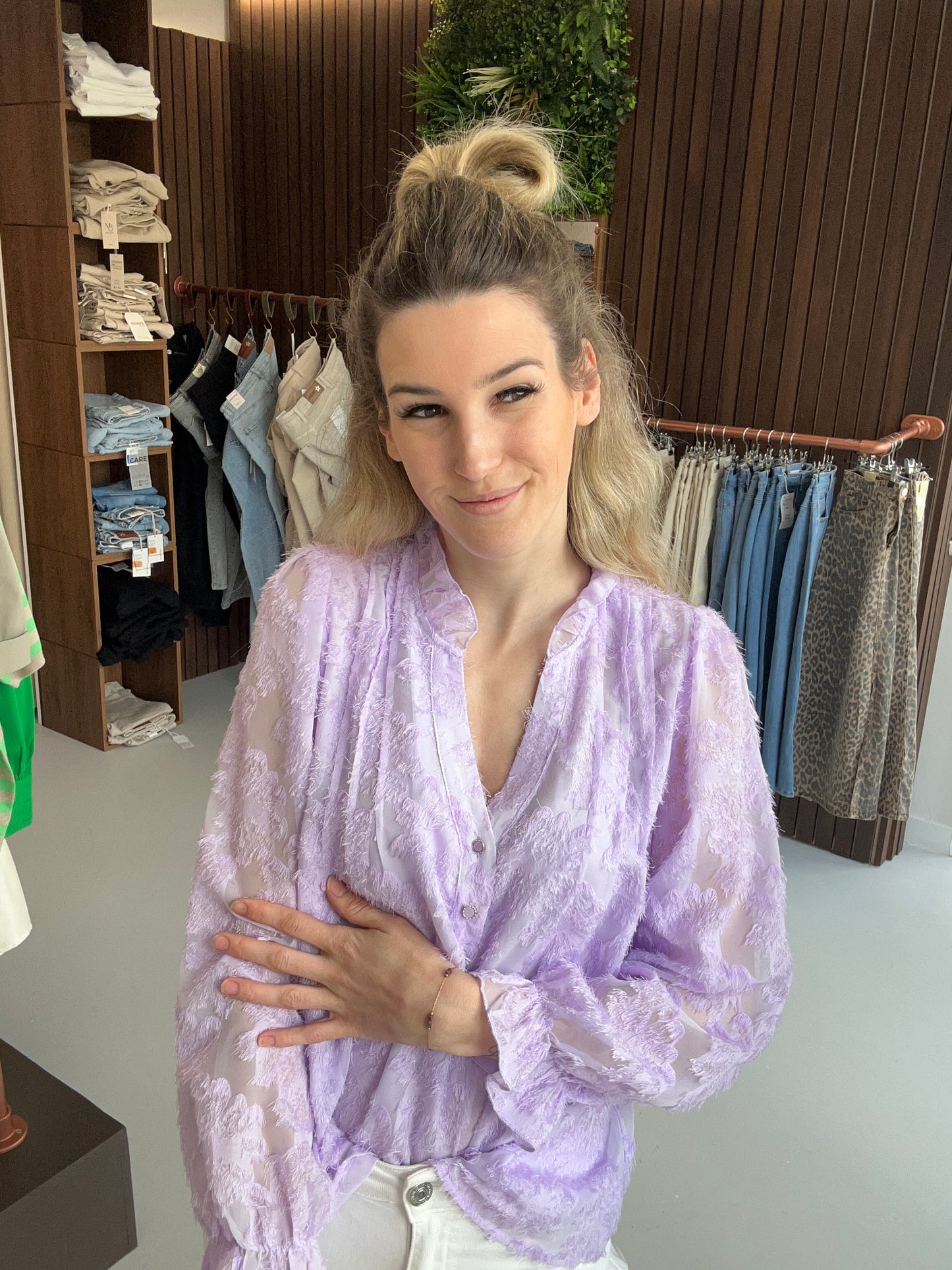 Blouse Saartje paars