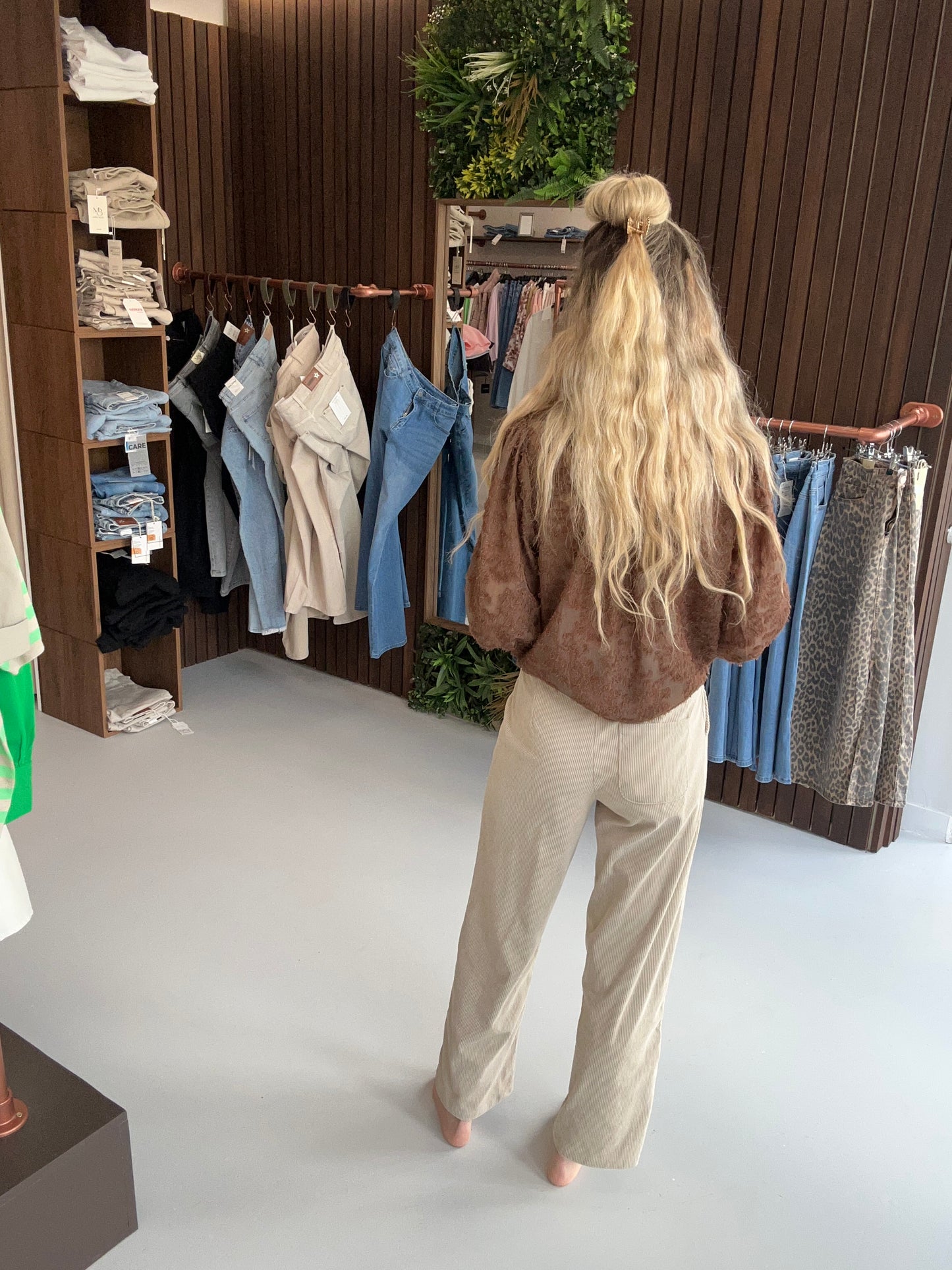 Blouse Saartje bruin