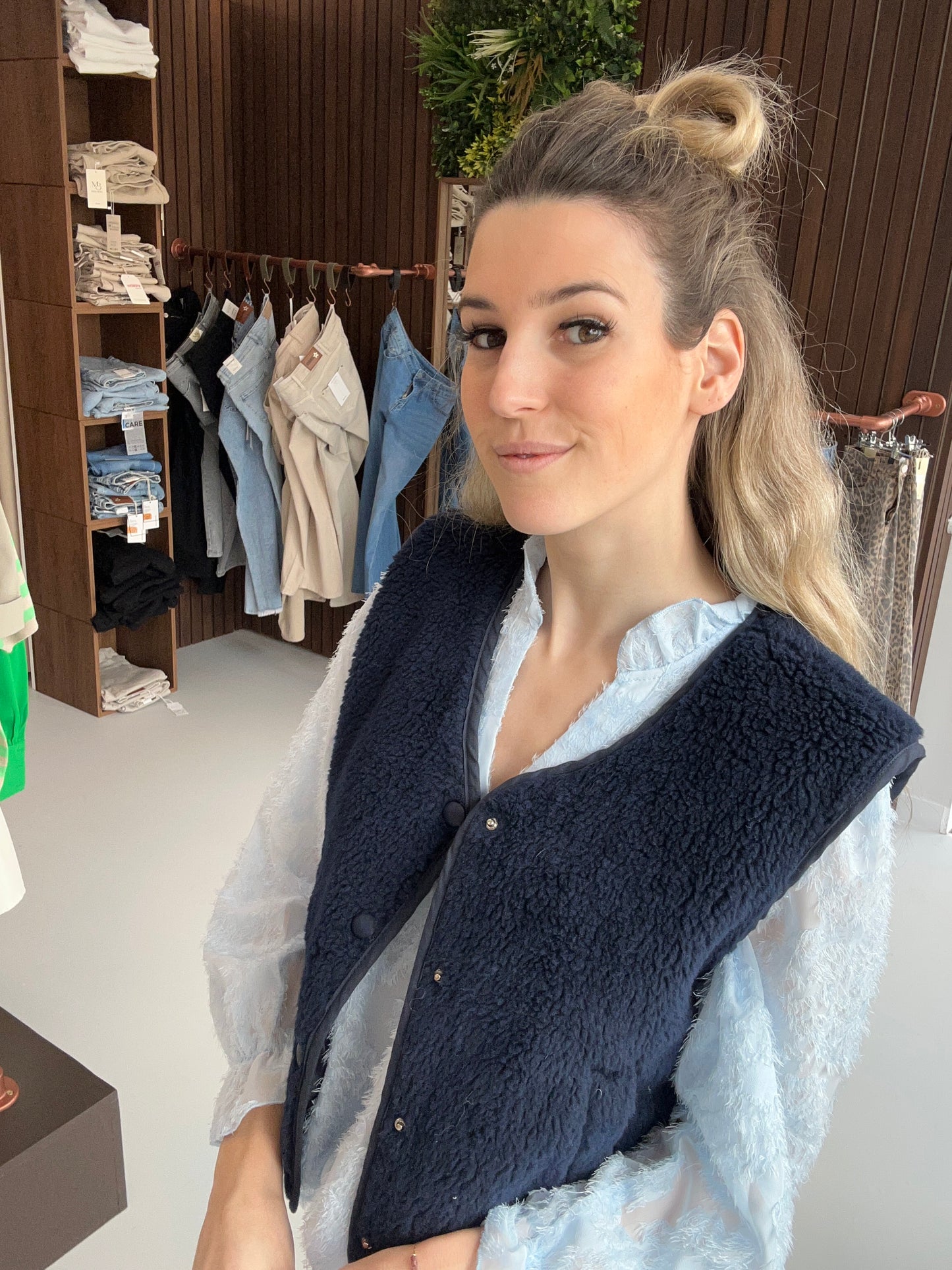 Blouse Saartje blauw