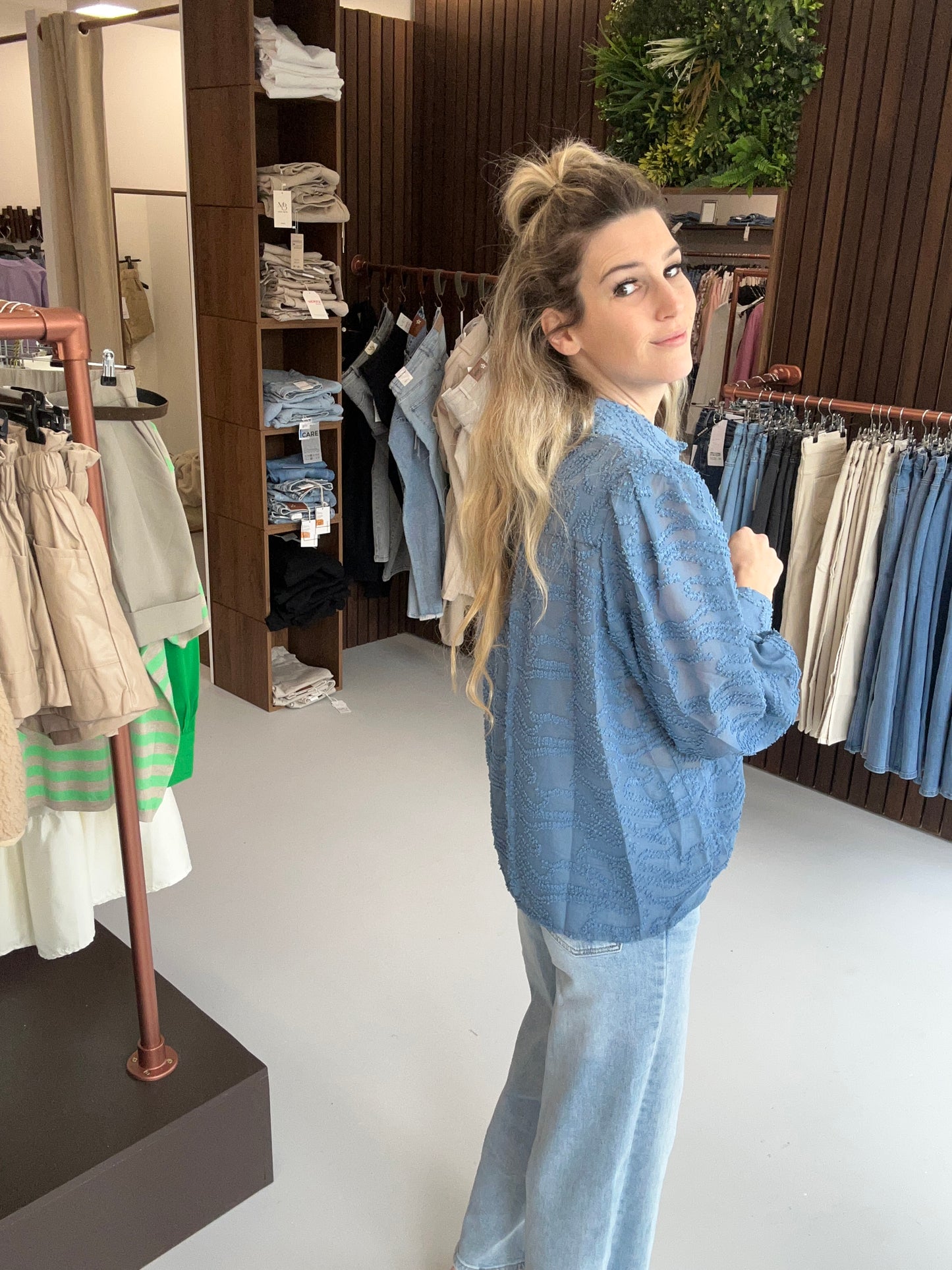 Hemd Jolien blauw