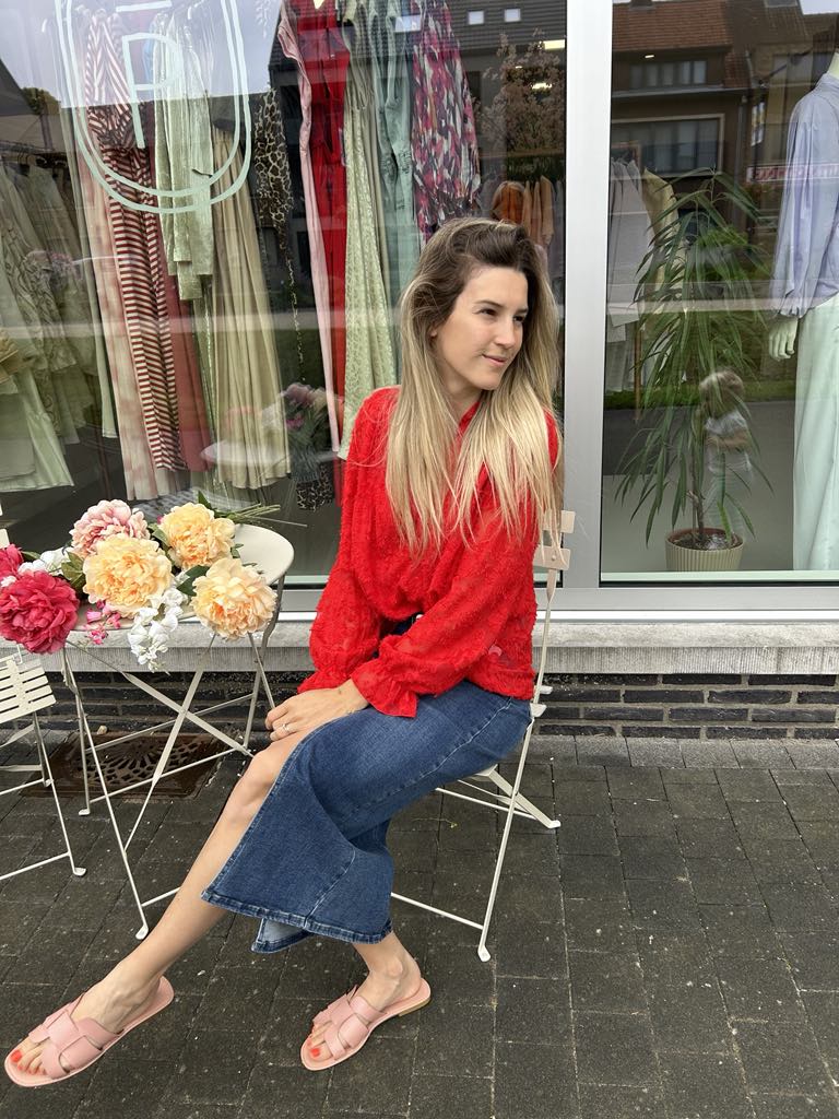 Blouse Saartje rood
