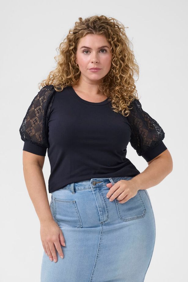 Tana T-shirt Kaffe Curve