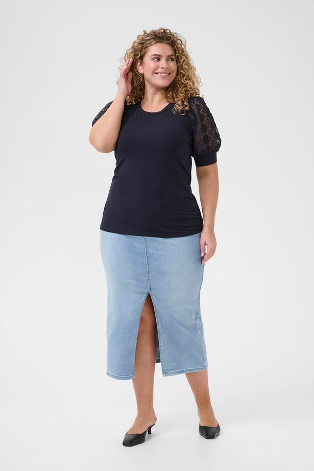 Tana T-shirt Kaffe Curve