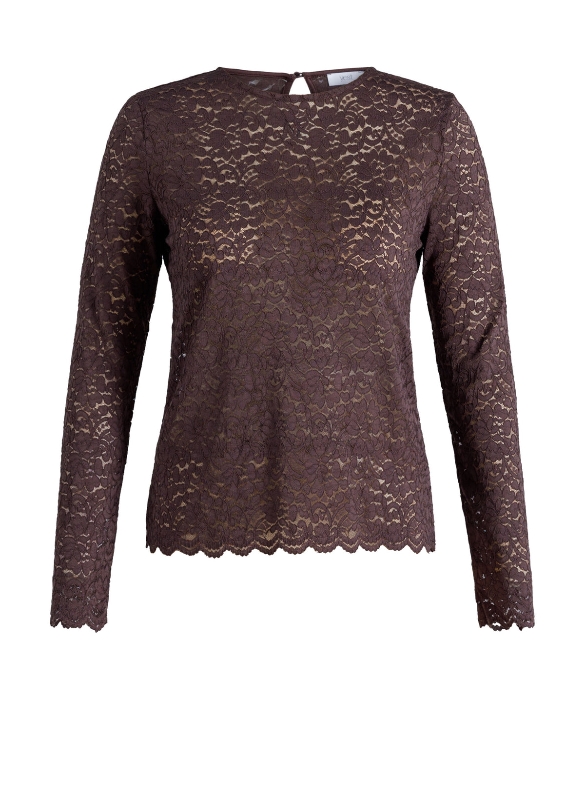 Yest blouse Diletta Essential brown
