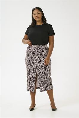 Linima Denim Skirt Kaffe Curve