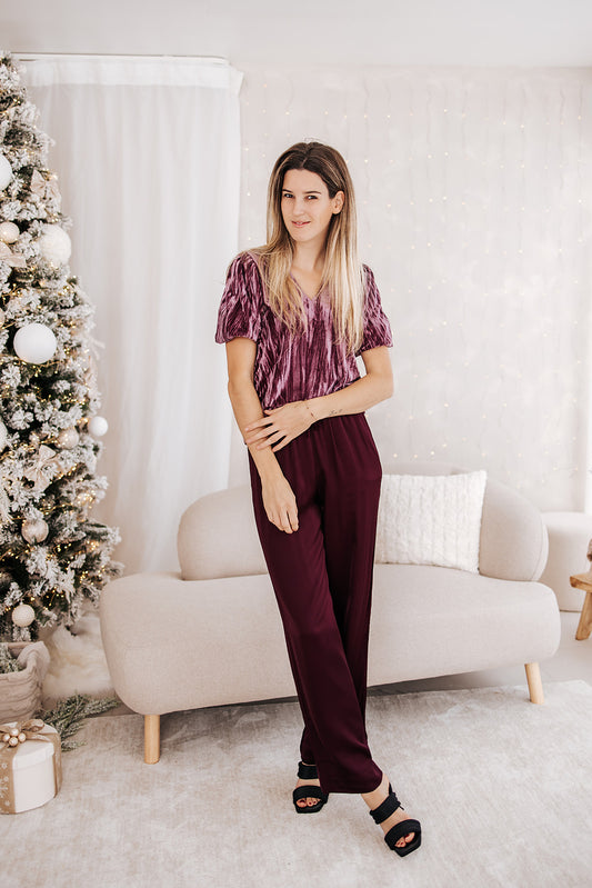 Kaffe Blouse Elva tulipwood