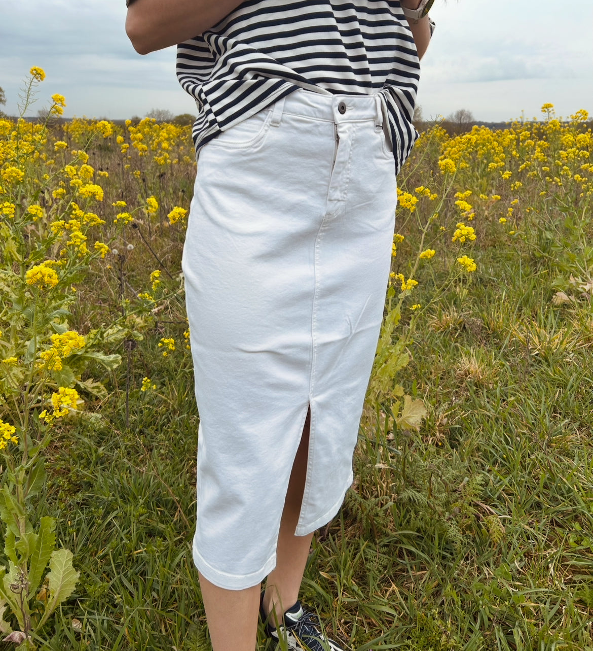 Kaffe denim skirt Zelina
