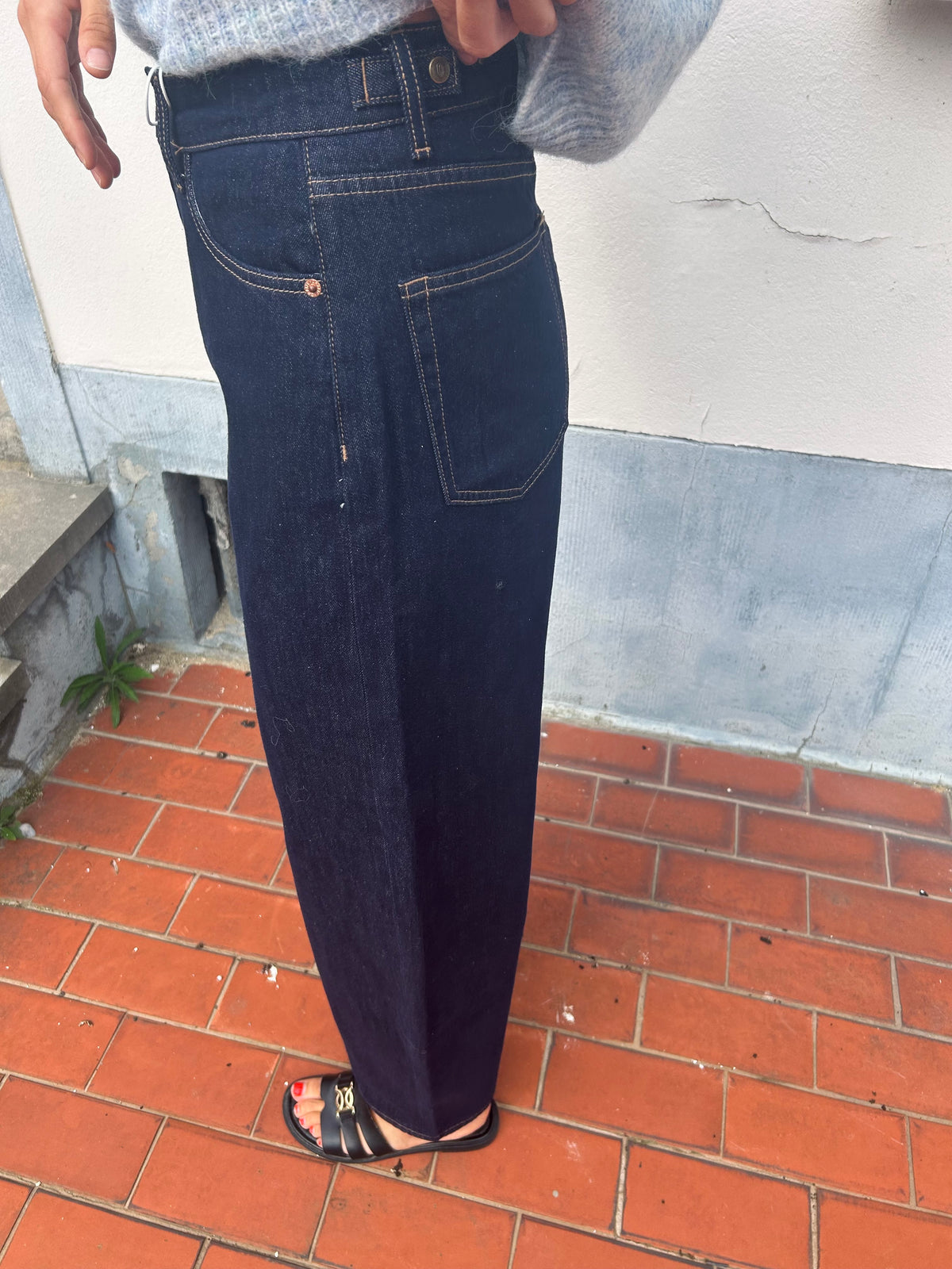 Jeans barrel Brune Oraije