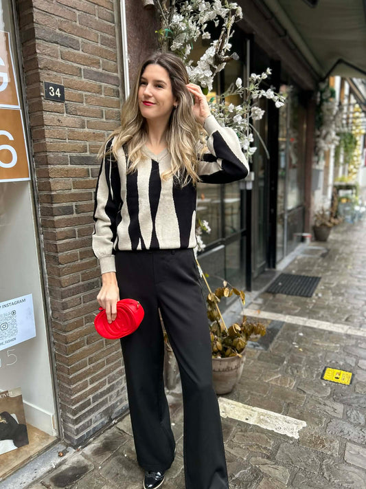 Ivy Beau trui Suvi zwart