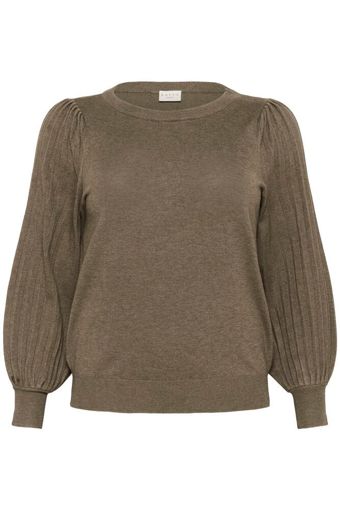 Kaffe Curve Loni Knit Pullover bruin