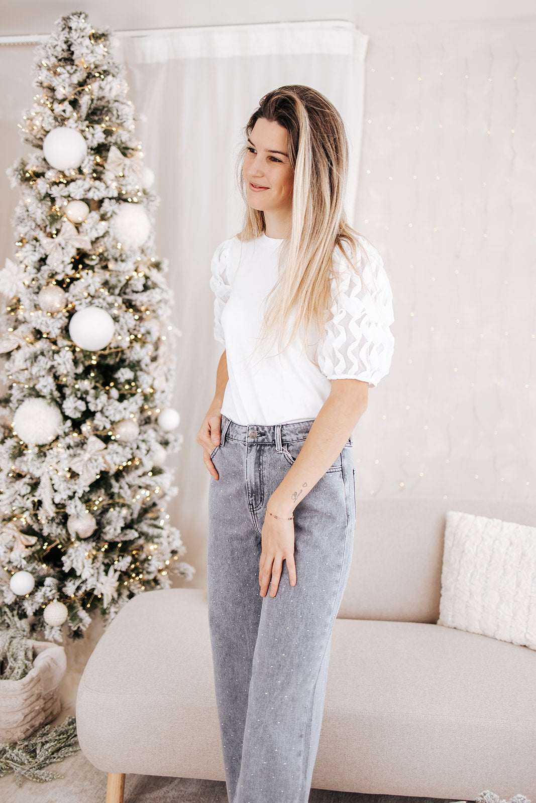 Kaffe T-shirt Linda white