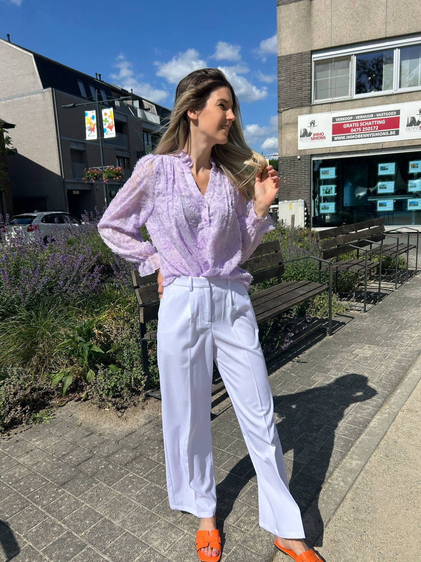 Blouse Saartje paars