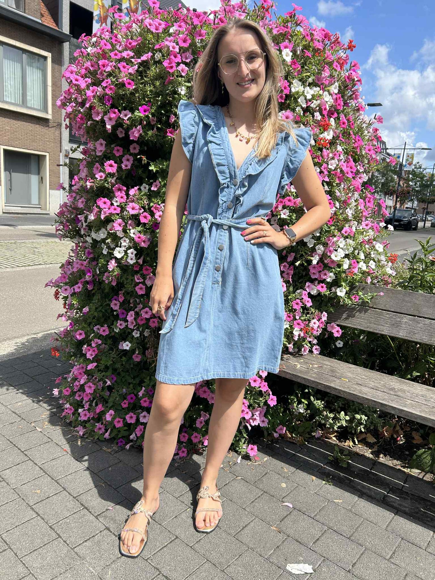 Denim jurk Esther