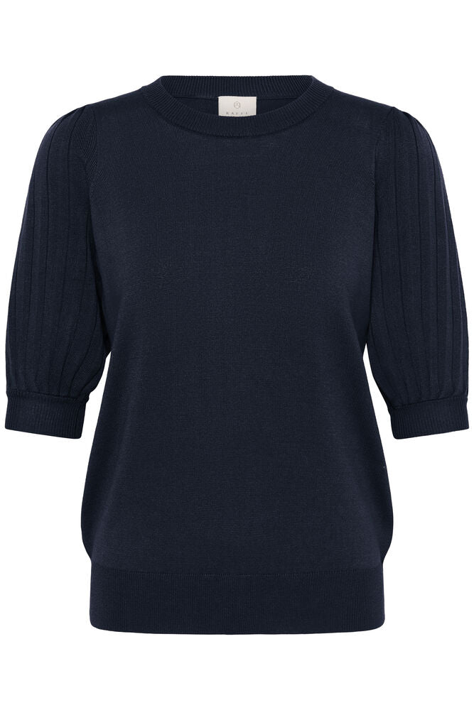 Kaffe Lone Knit pullover 1/2 Navy