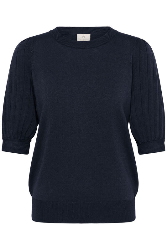 Kaffe Lone Knit pullover 1/2 Navy
