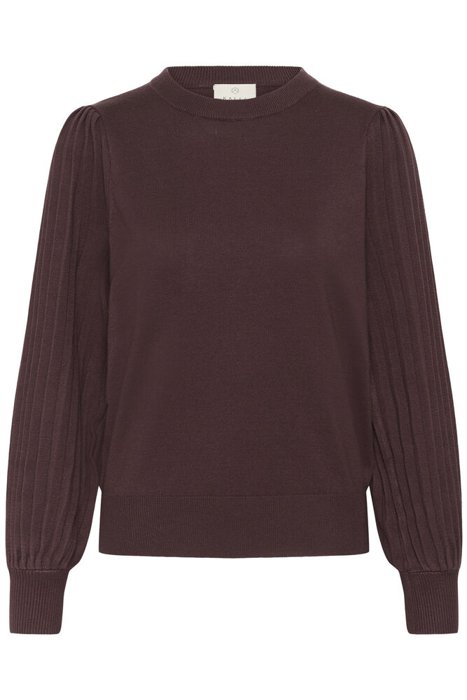 Kaffe lone Knit Pullover - Fudge - Red