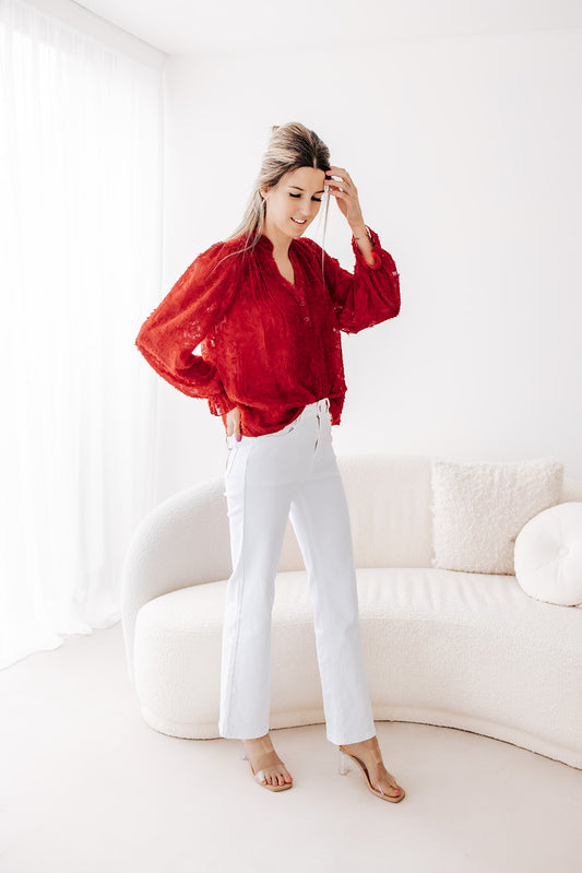 Blouse Saartje rood