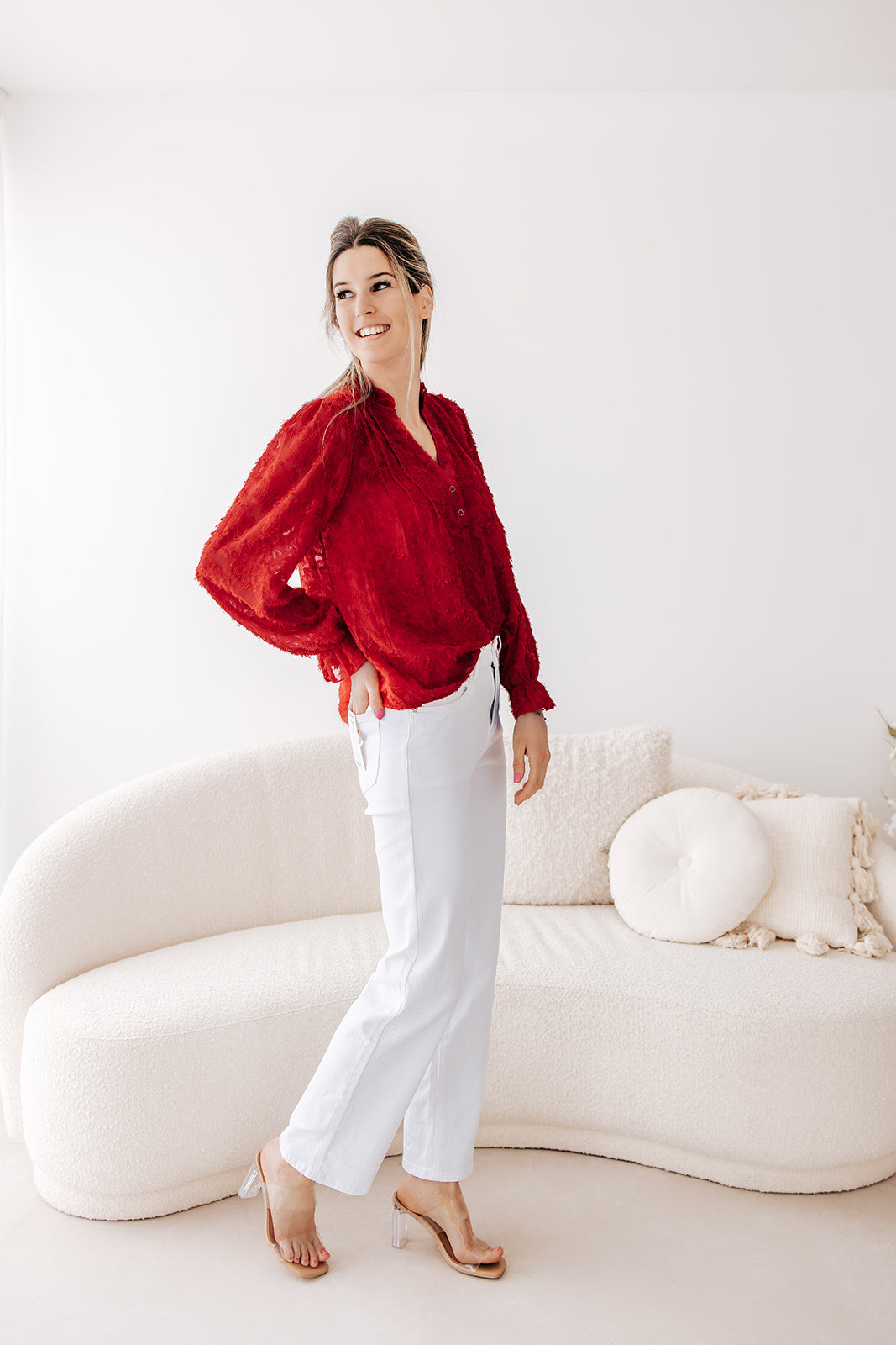 Blouse Saartje rood