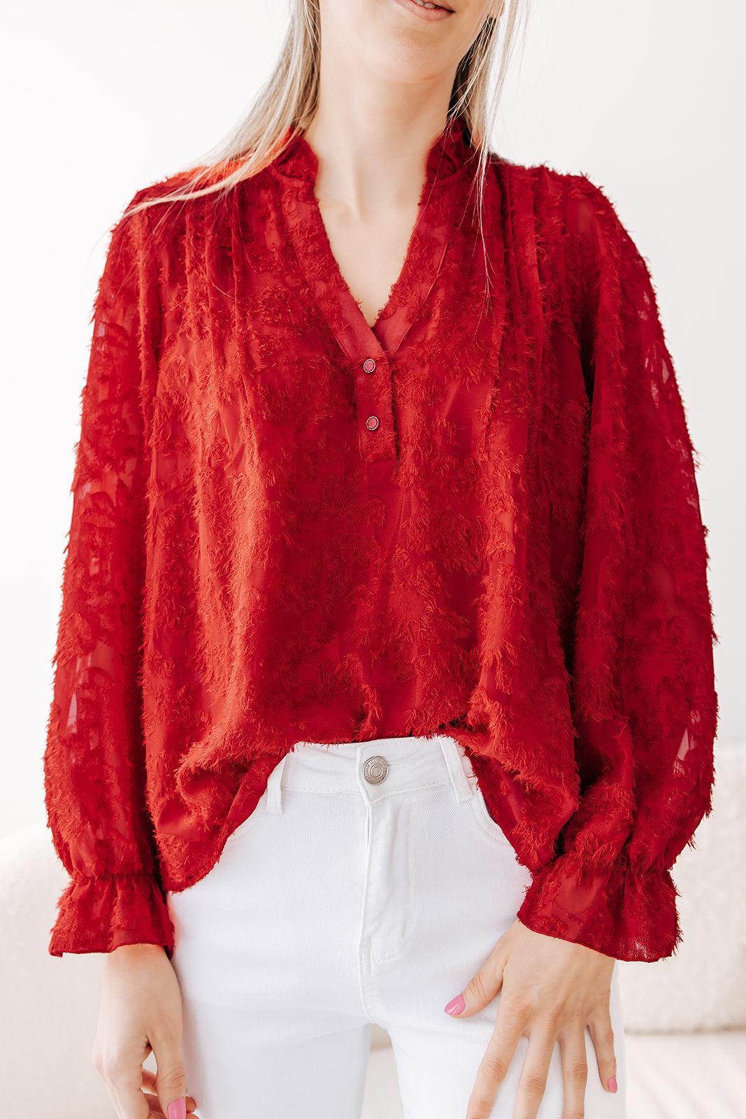 Blouse Saartje rood