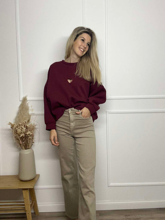 Sweater Ann bordeaux