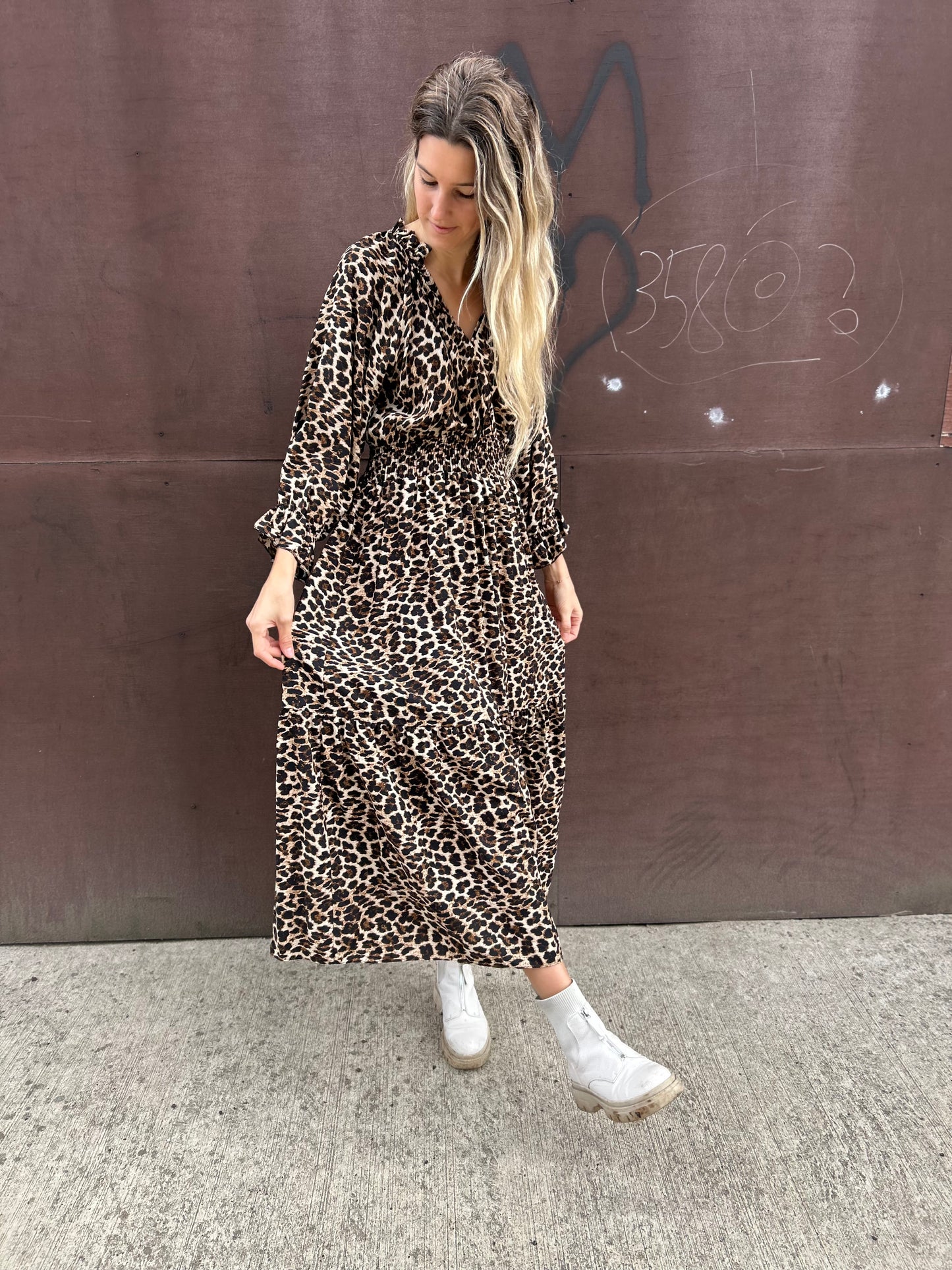 Jurk Leopard Zurro